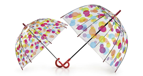 雨の日の女性必須おしゃれアイテム とってもかわいいビニール傘「FULTON（フルトン）」